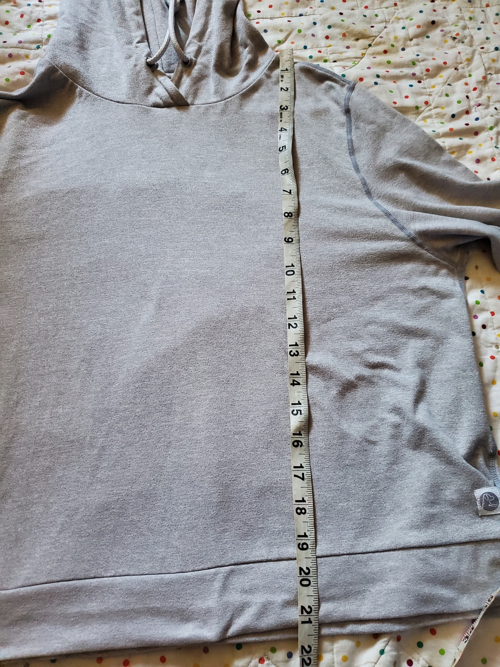 Rhoback Light Gray Women' s Pullover Hoodie - Picture 7 of 7
